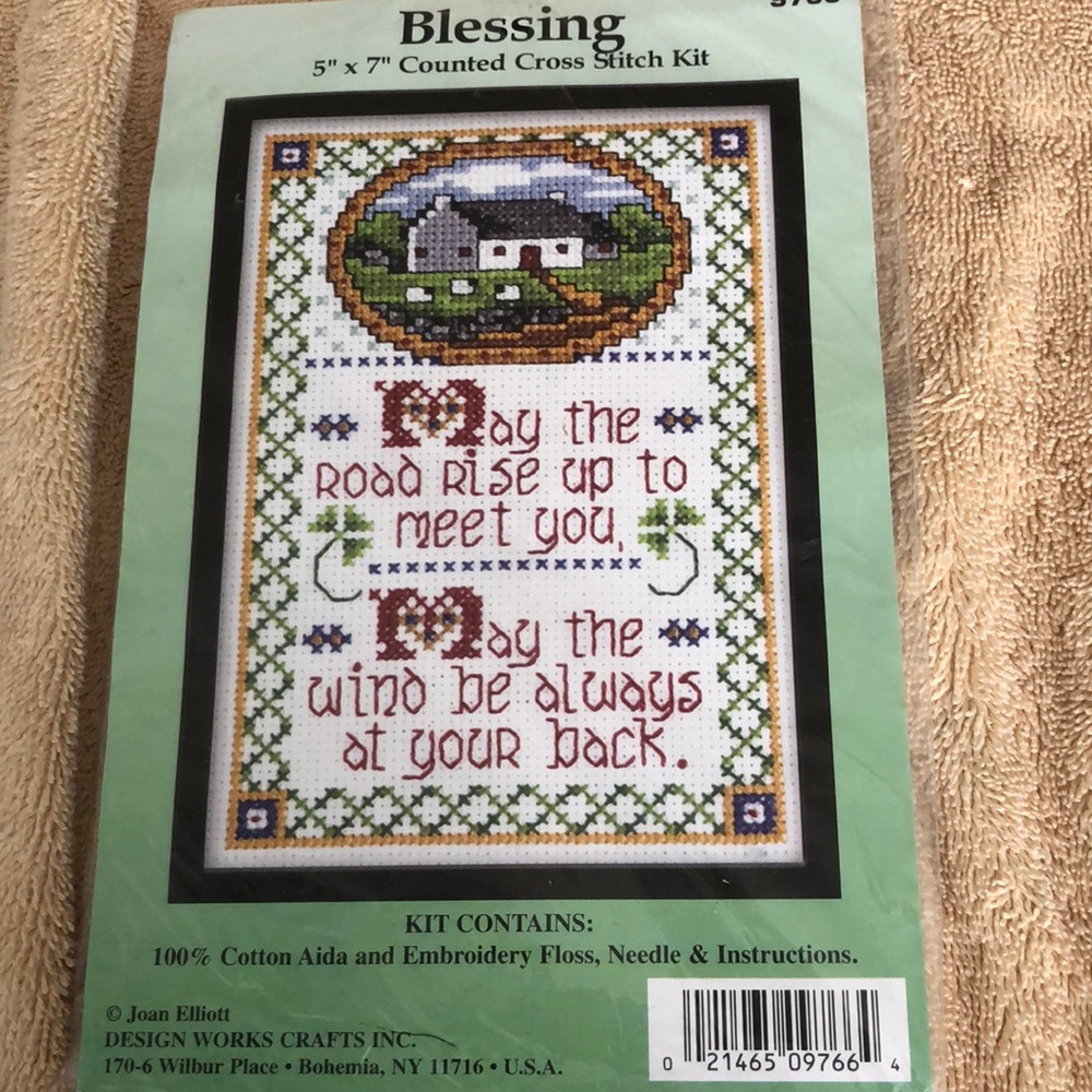 Design Works Crafts Counted Cross Stitch Kit #9766 by Joan Elliott “Blessing”